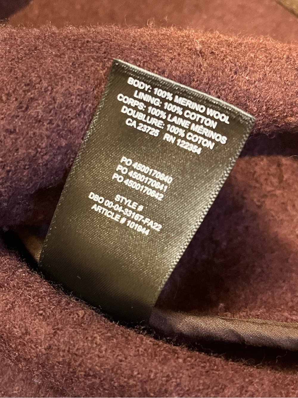 Aritzia 100% Merino Wool Shirt Jacket - Picture 5 of 7